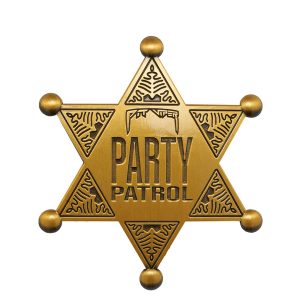 Curated Collection HomeEssentials Party Patrol Pin Compact Size